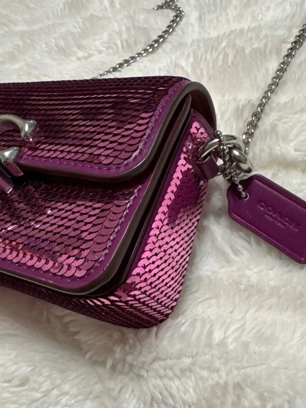 Coach dark magenta